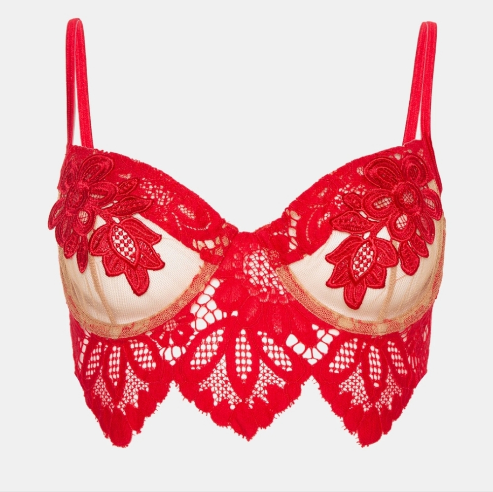 NWOT For Love and Lemons Ruby Underwire Bralette - Picture 3 of 13